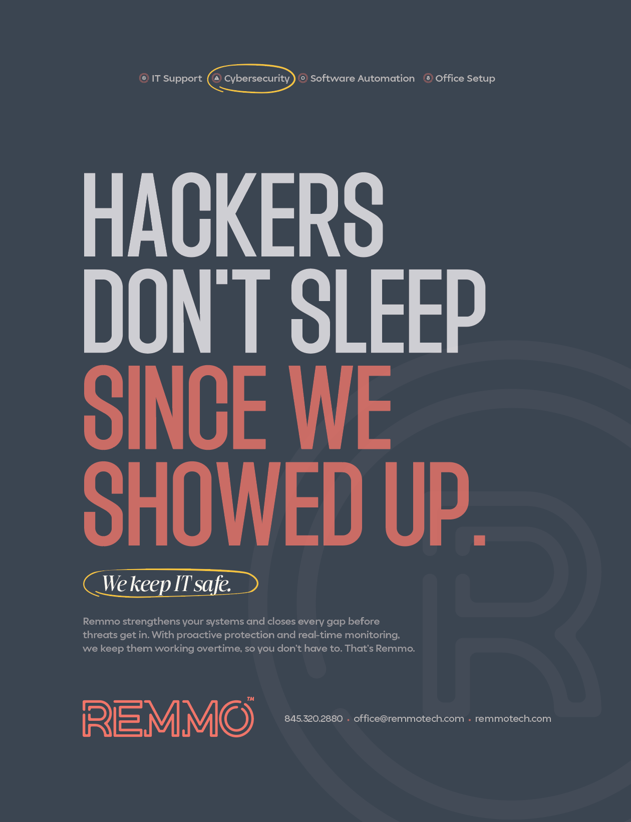 REMMO cybersecurity hackers ad