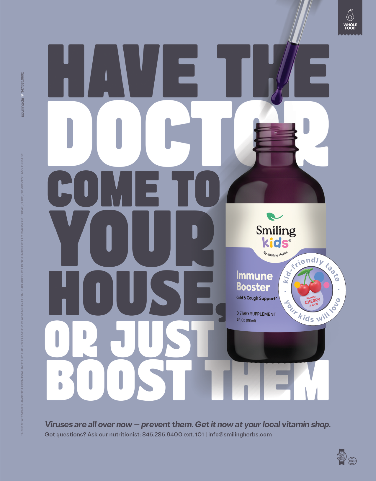 Smiling Herbs immune booster ad