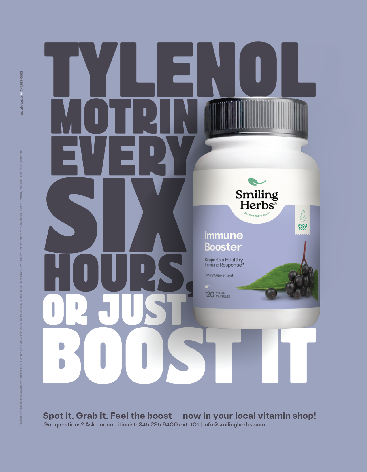 Smiling Herbs immune booster capsule ad